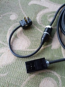 Adapter Connected to Extension Cord